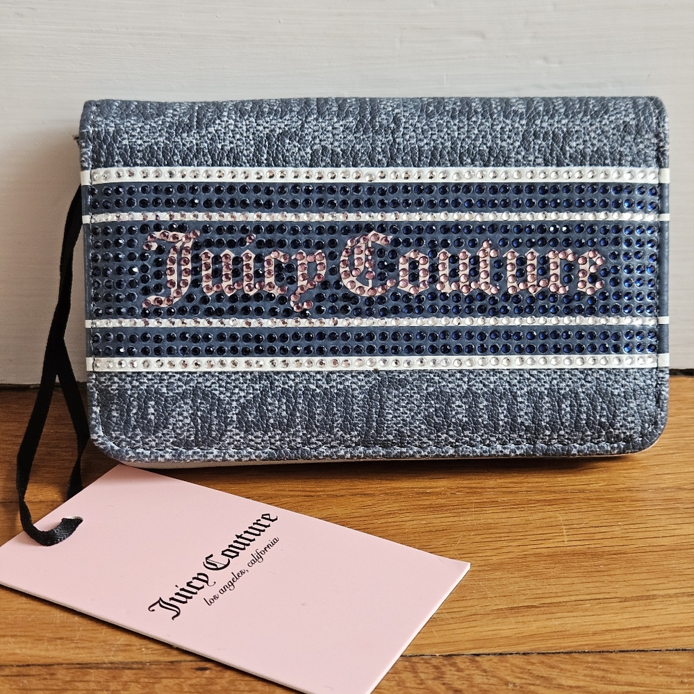 Juicy Couture Fashion Statement Enlogated  Biofold Wallet.